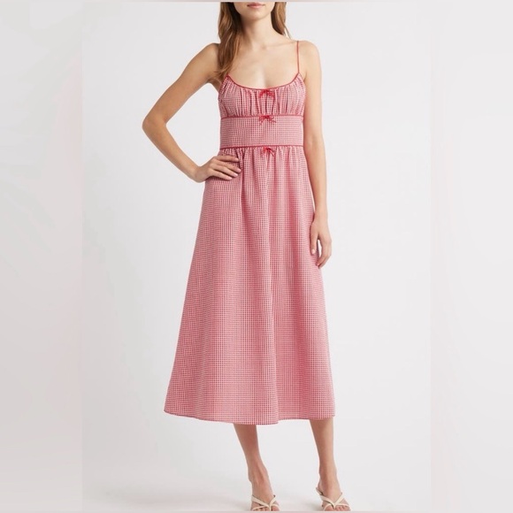 Doen Belline Check Midi Dress - Picture 2 of 11